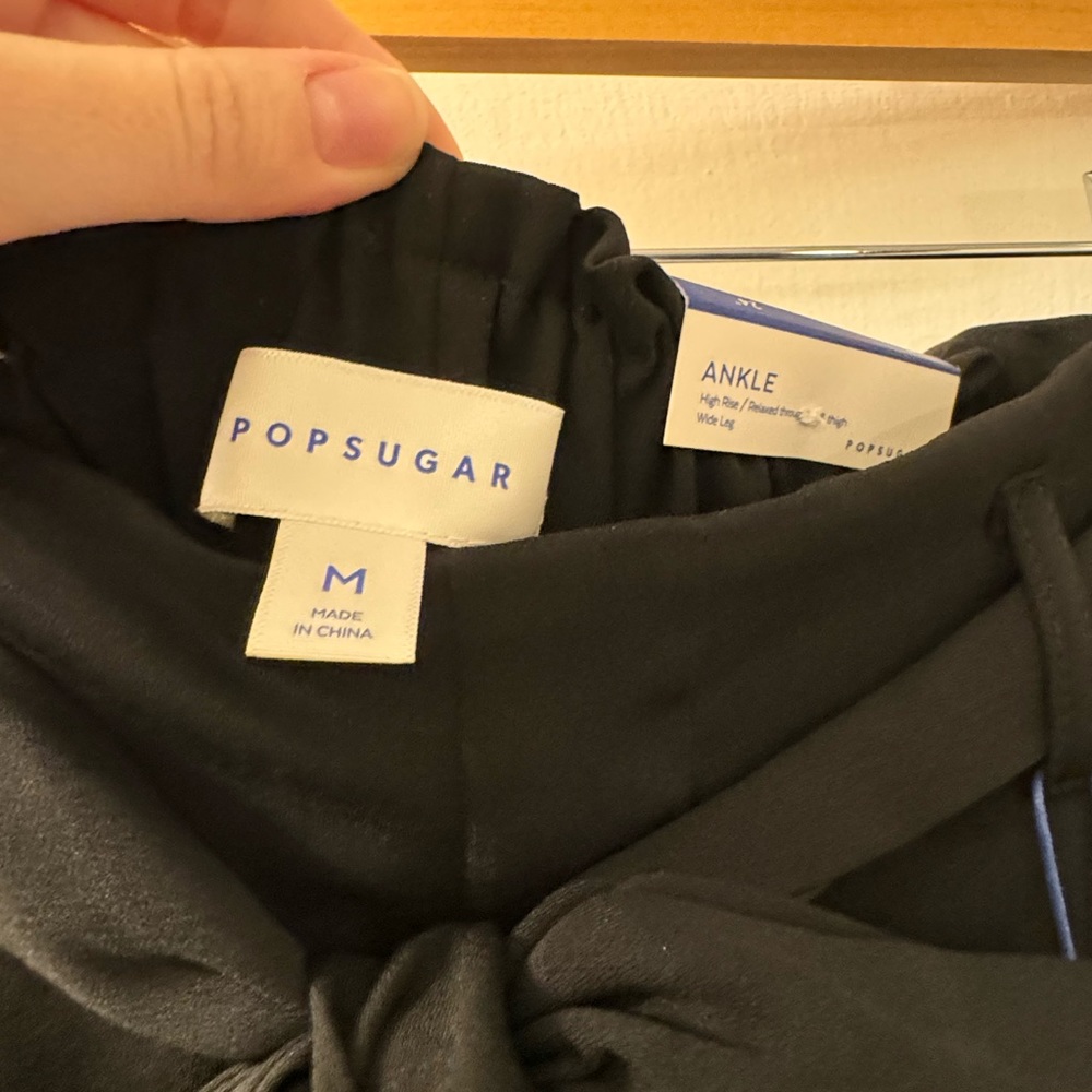 NWT POPSUGAR Black Ankle Pants - Picture 6 of 16